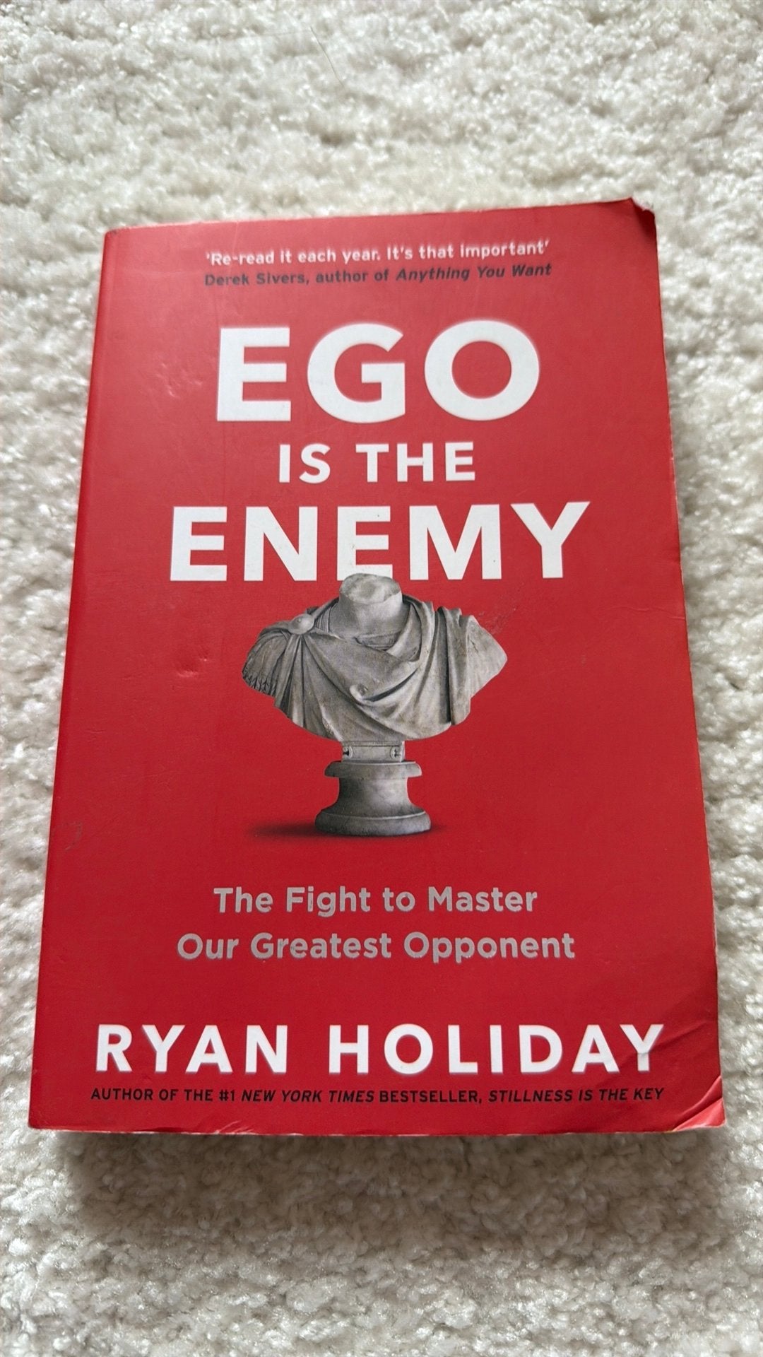 Ryan Holiday - Ego is the Enemy, Ophalen of Verzenden, Ryan Holiday, Management, Zo goed als nieuw