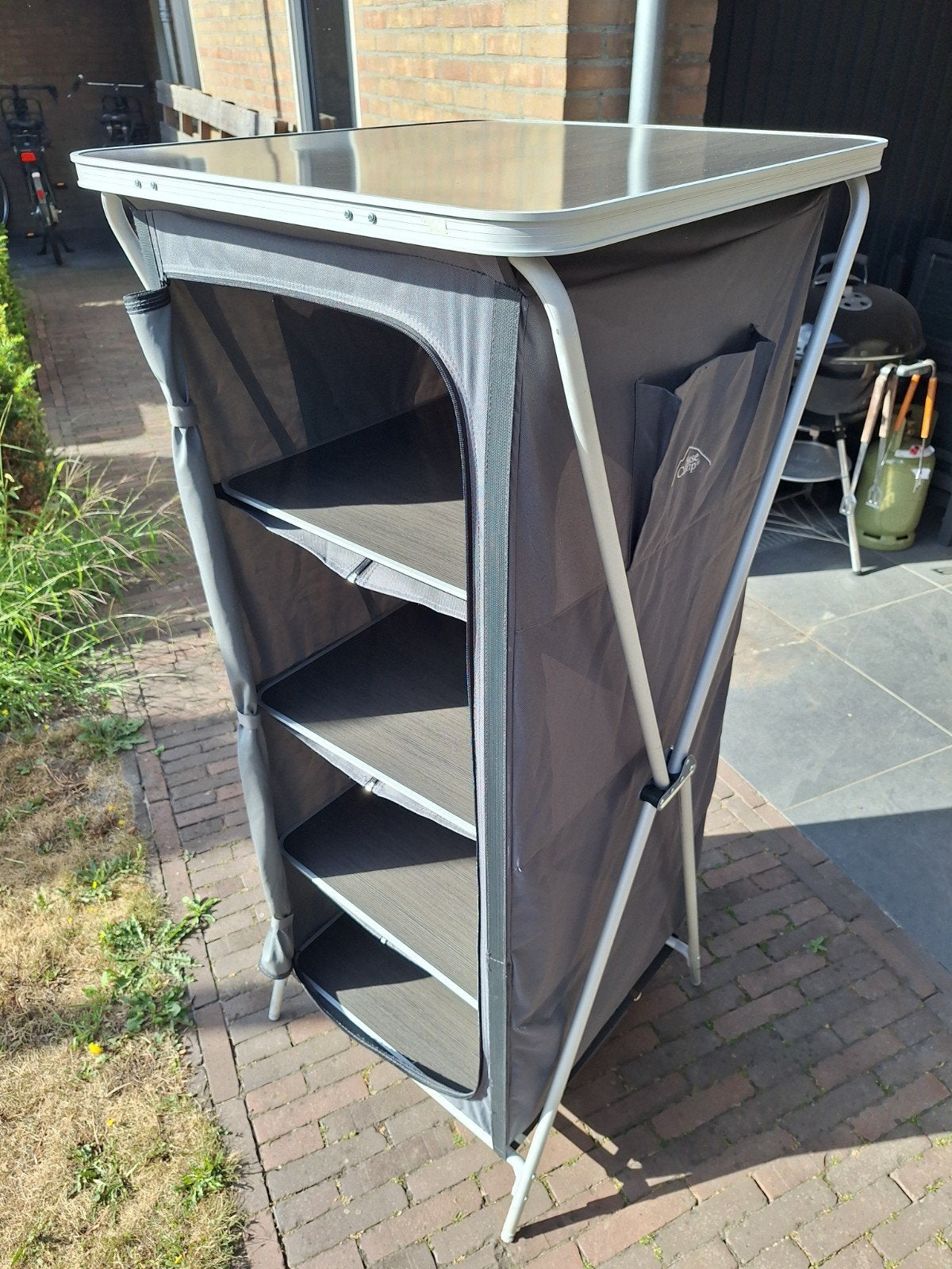 Te koop: BaseCamp campingkast, hoog model, Ophalen, Gebruikt