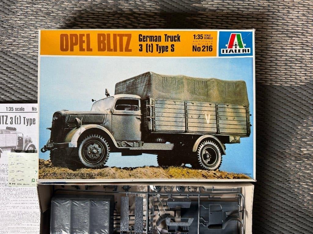 Italeri Opel Blitz Duitse Vrachtwagen 1:35 Modelbouwkit, Italeri, Groter dan 1:32, Nieuw, Ophalen of Verzenden