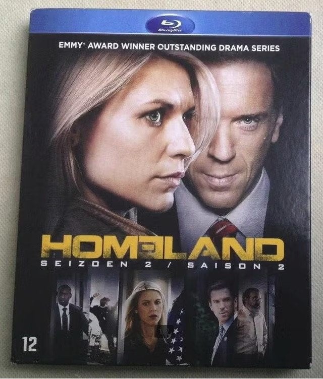 Homeland Seizoen 2 blu-ray 3-discs, Verzenden, Gebruikt, Tv en Series, Boxset
