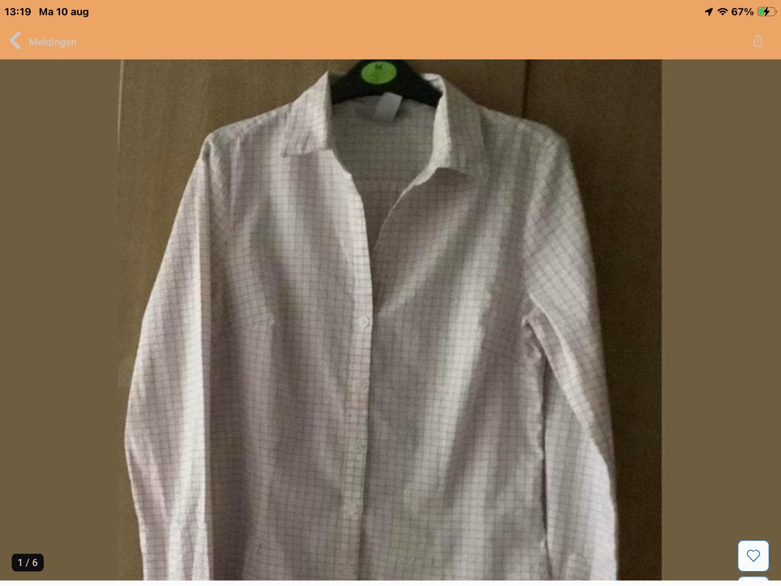 Geruite blouse maat 36., Ophalen of Verzenden, Nieuw, Maat 36 (S), Roze