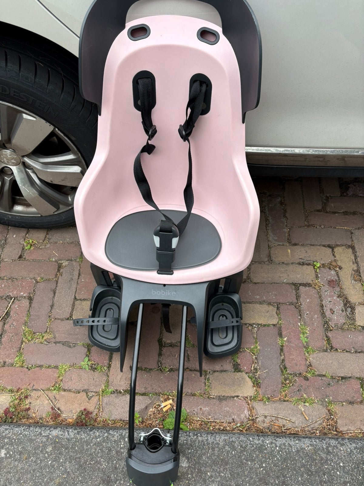 Bobike kinderzitje, Fietsen en Brommers, Fietsaccessoires | Fietsstoeltjes, Achterzitje, Ophalen, 15 t/m 25 kg, Gebruikt