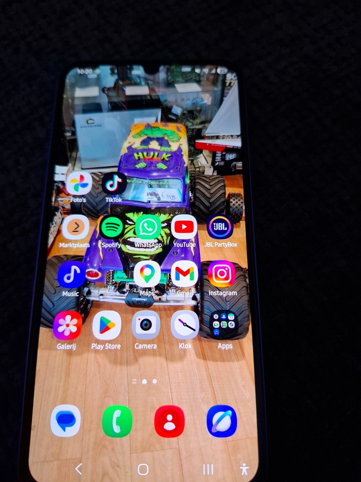 Samsung Galaxy A34 128GB -  leest de simkaart niet, Ophalen, Paars, Touchscreen, Zo goed als nieuw