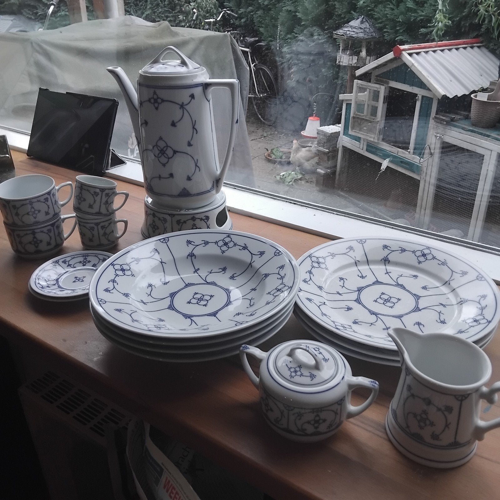 Mooi Kahla servies set met warmte houder, Ophalen, Gebruikt, Overige merken, Klassiek