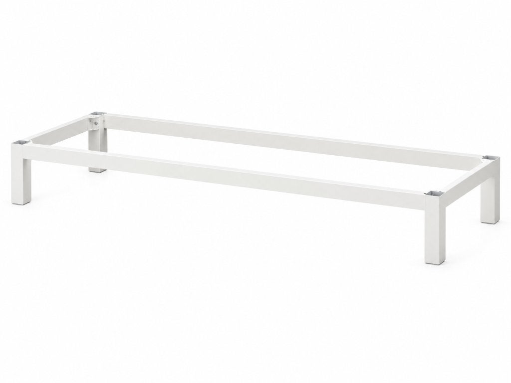 IKEA Wit Metalen Meubelonderstel / Frame met 4 Poten, Doe-het-zelf en Verbouw, Ophalen, 100 tot 250 mm, ., Overige typen