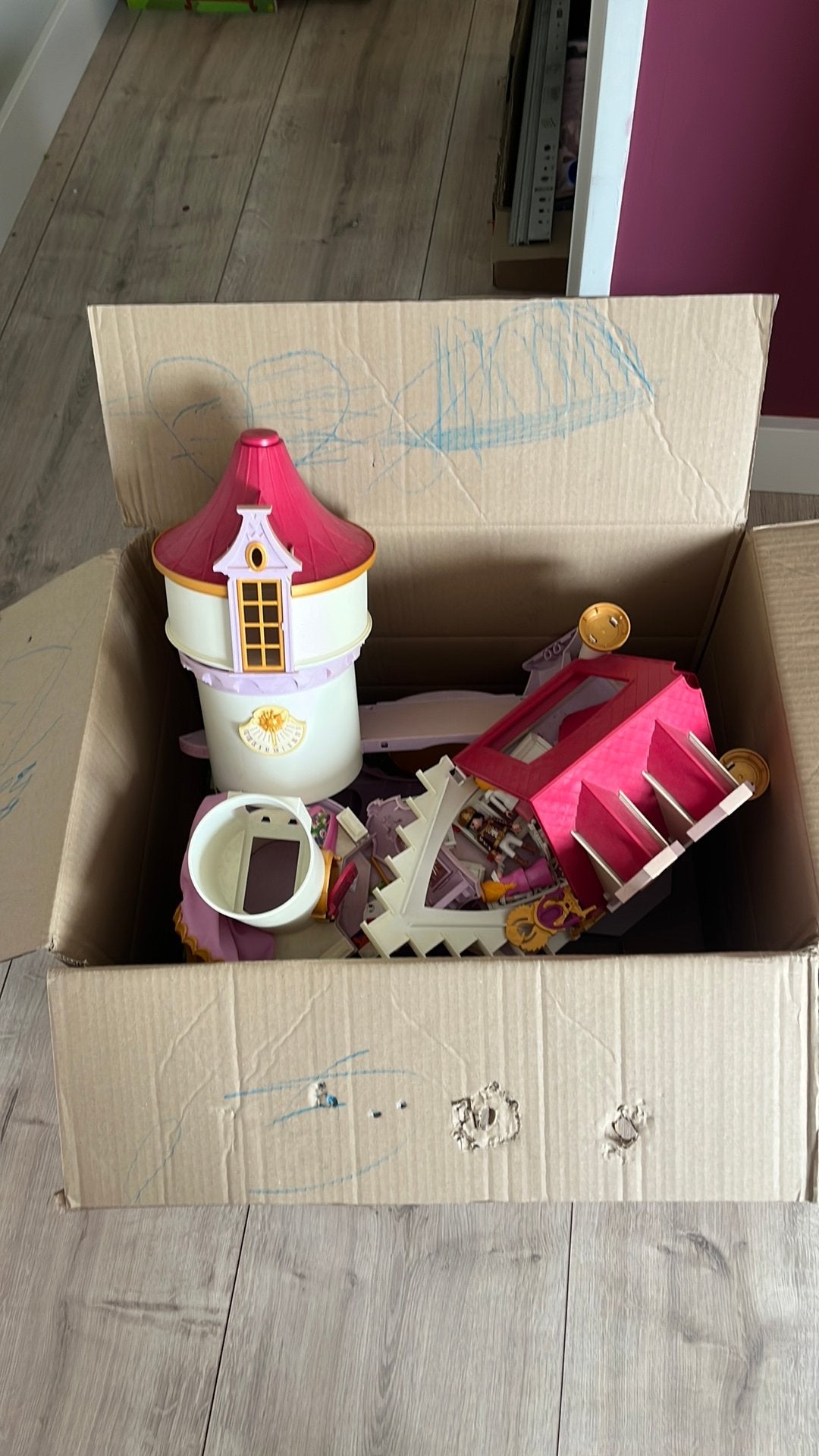 Playmobil kasteel, Kinderen en Baby's, Speelgoed | Overig, Ophalen, Gebruikt, Jongen of Meisje