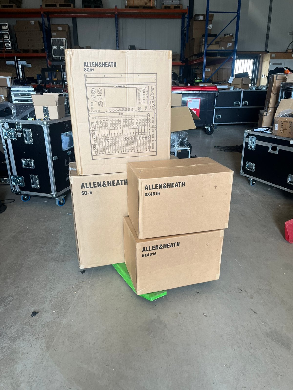Allen & Heath GX4816 stagebox nieuw in doos incl. garantie, Ophalen, Gebruikt, Allen & heath, 20 kanalen of meer