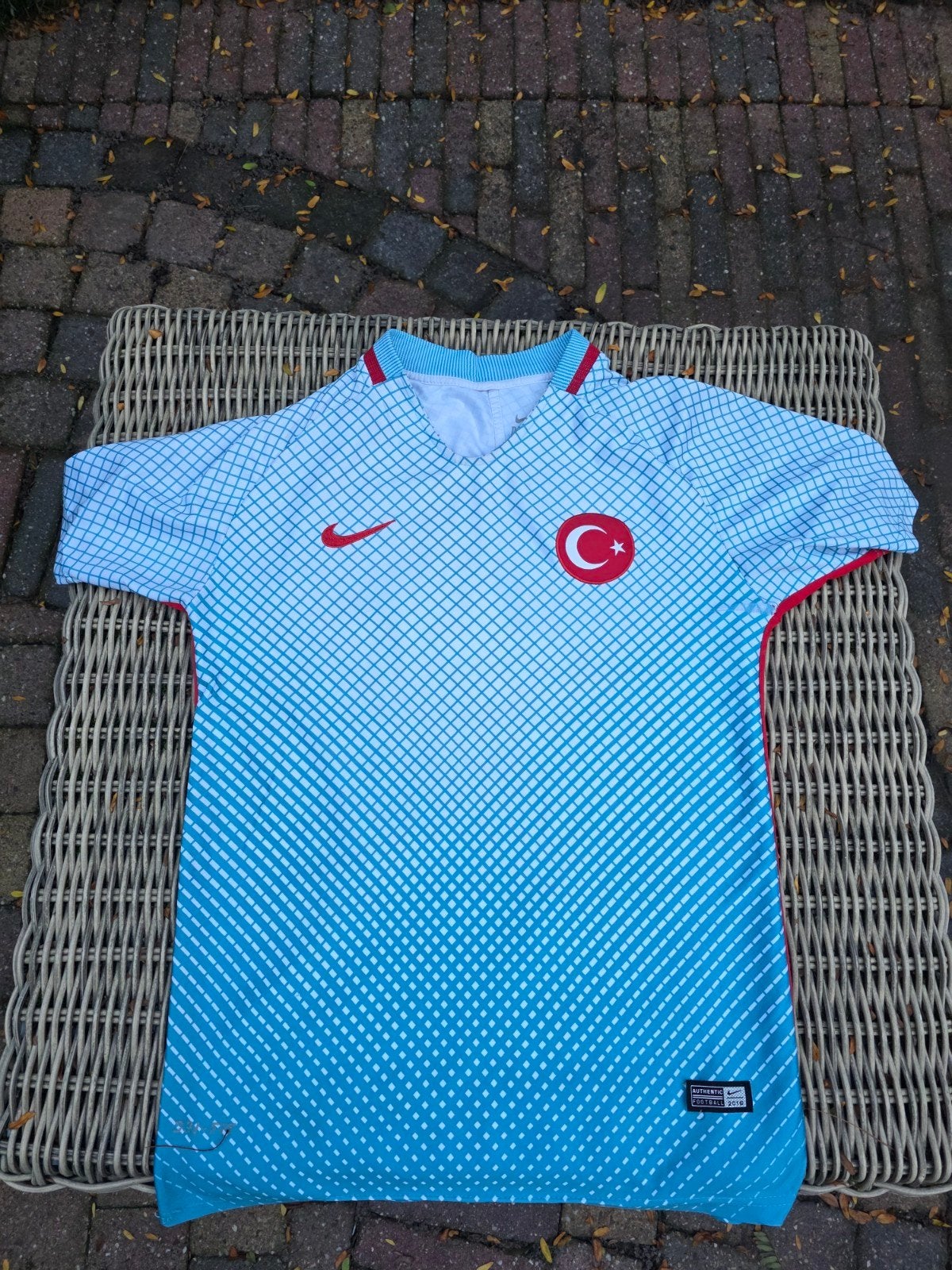 Turkije Nike Dri-Fit uitshirt 2016 Maat L, Kleding | Heren, Ophalen, Maat 52/54 (L), Blauw, Nike
