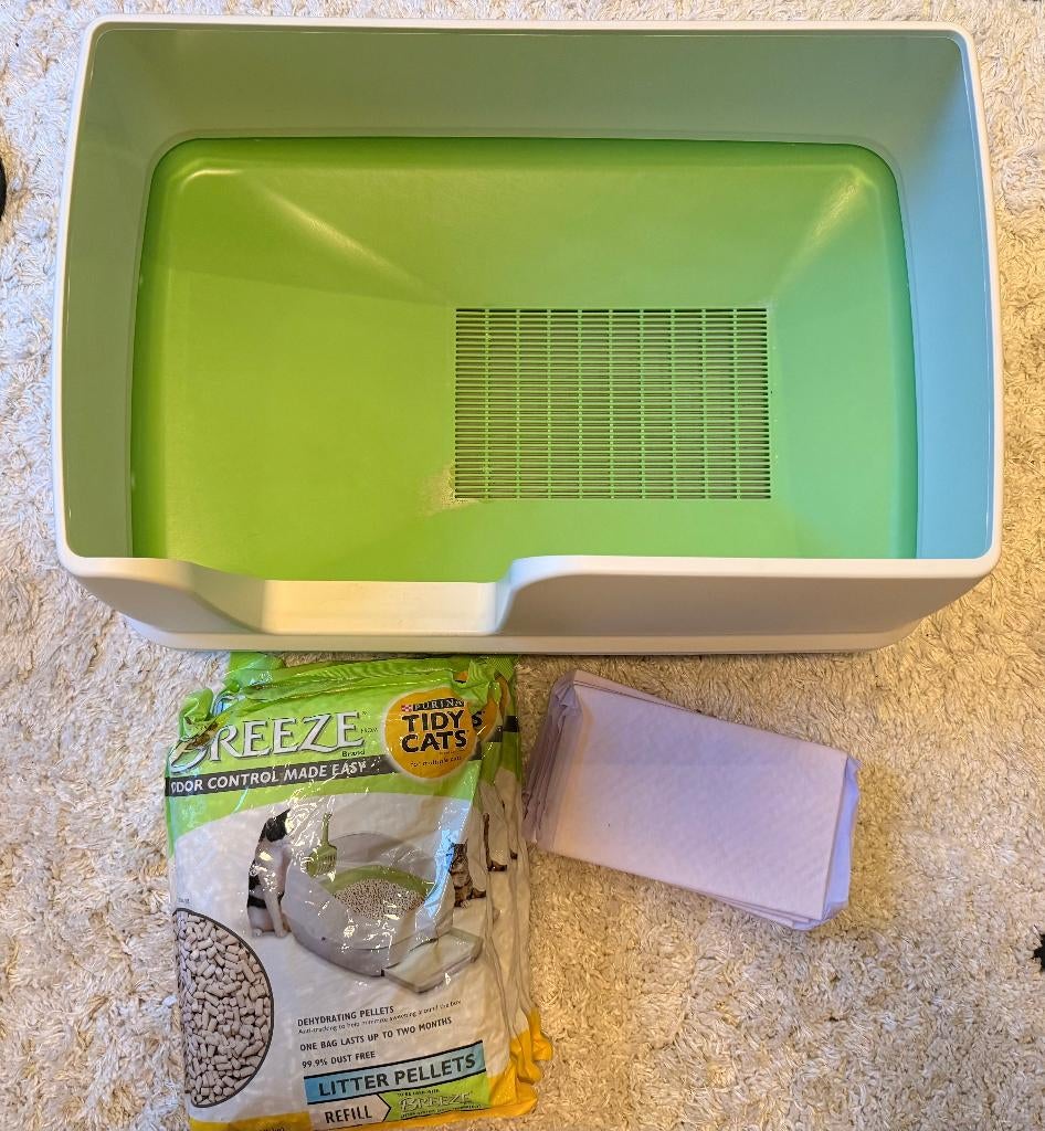 Tidy Cats Breeze XL kattenbaksysteem + Litter Locker+ extras, Dieren en Toebehoren, Ophalen, Gebruikt, Open