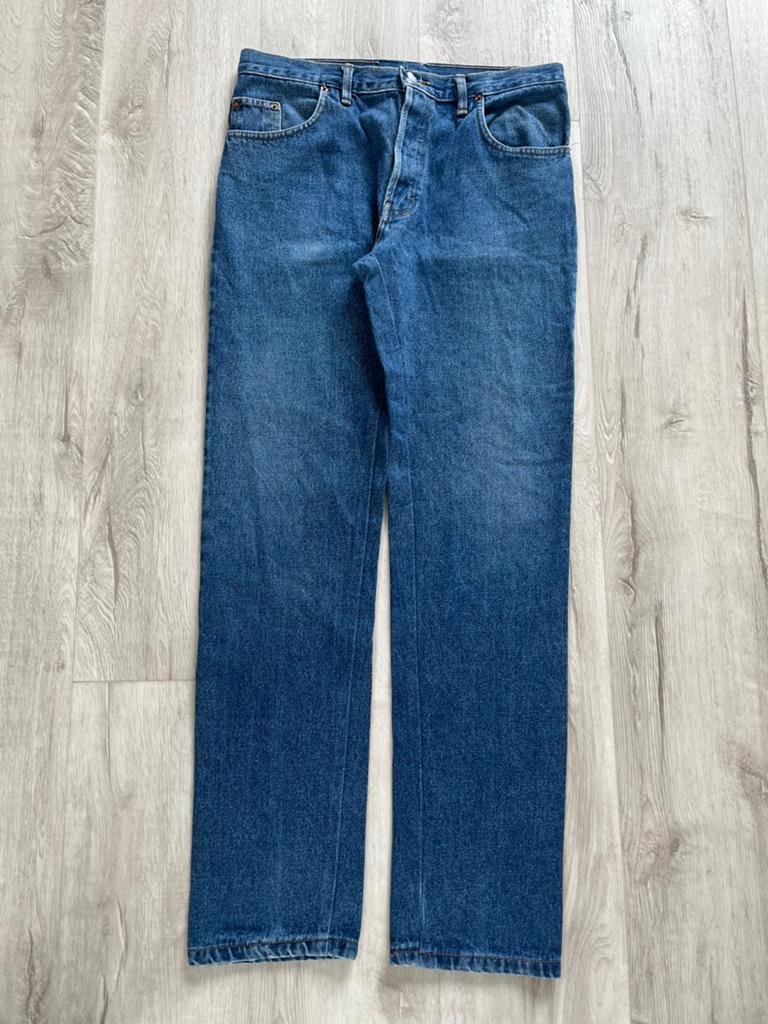 Levi's 501 Made in USA 1990 W36 L30, Ophalen of Verzenden, Gedragen, Blauw, W36 - W38 (confectie 52/54)