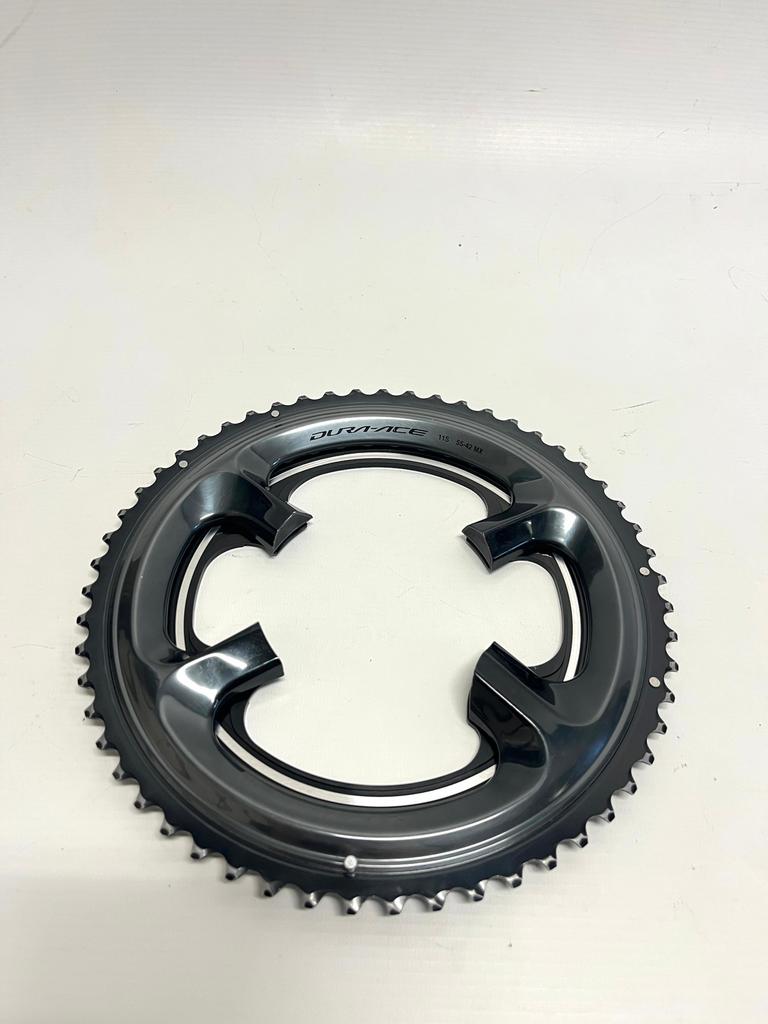 Shimano Dura-Ace R9100 55/42 kettingbladen - 11 Speed, Gebruikt, Overige typen, Ophalen of Verzenden, Shimano Dura Ace