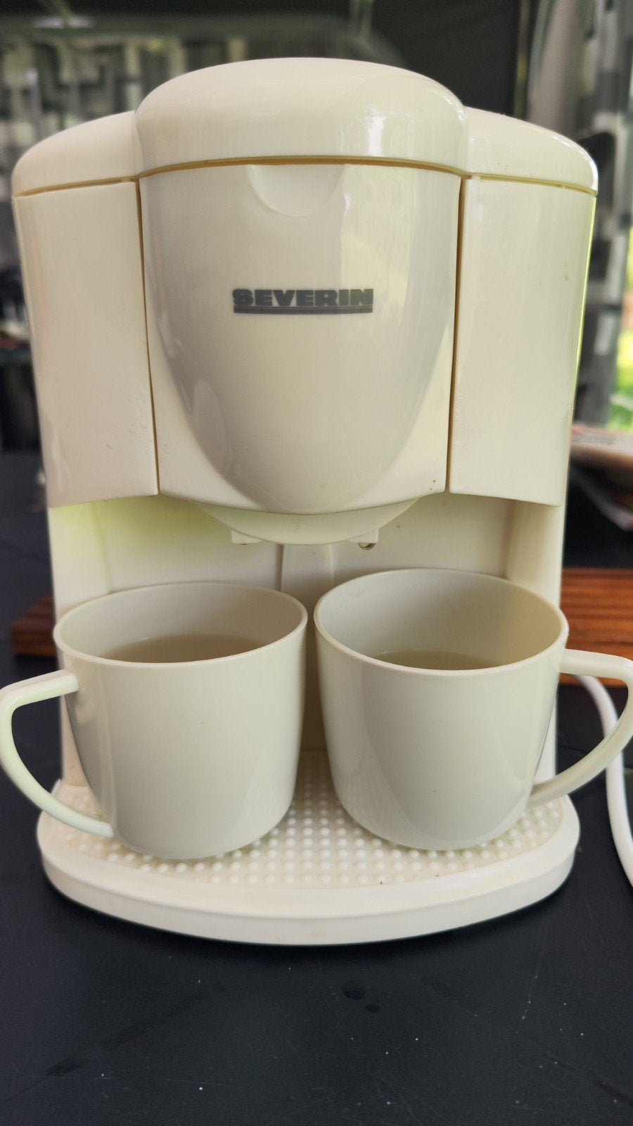 Severin Koffiezetapparaat met 2 kopjes - Compact en Handig, Gebruikt, Koffiemachine, Gemalen koffie, Ophalen of Verzenden