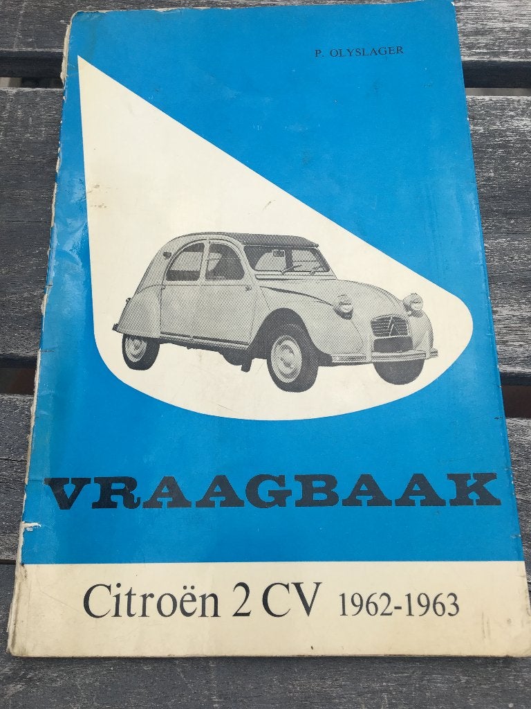Vraagbaak Citroen 2CV AZ, 2CV AZM-3, 2CV AZU/L 1962-63, Ophalen of Verzenden