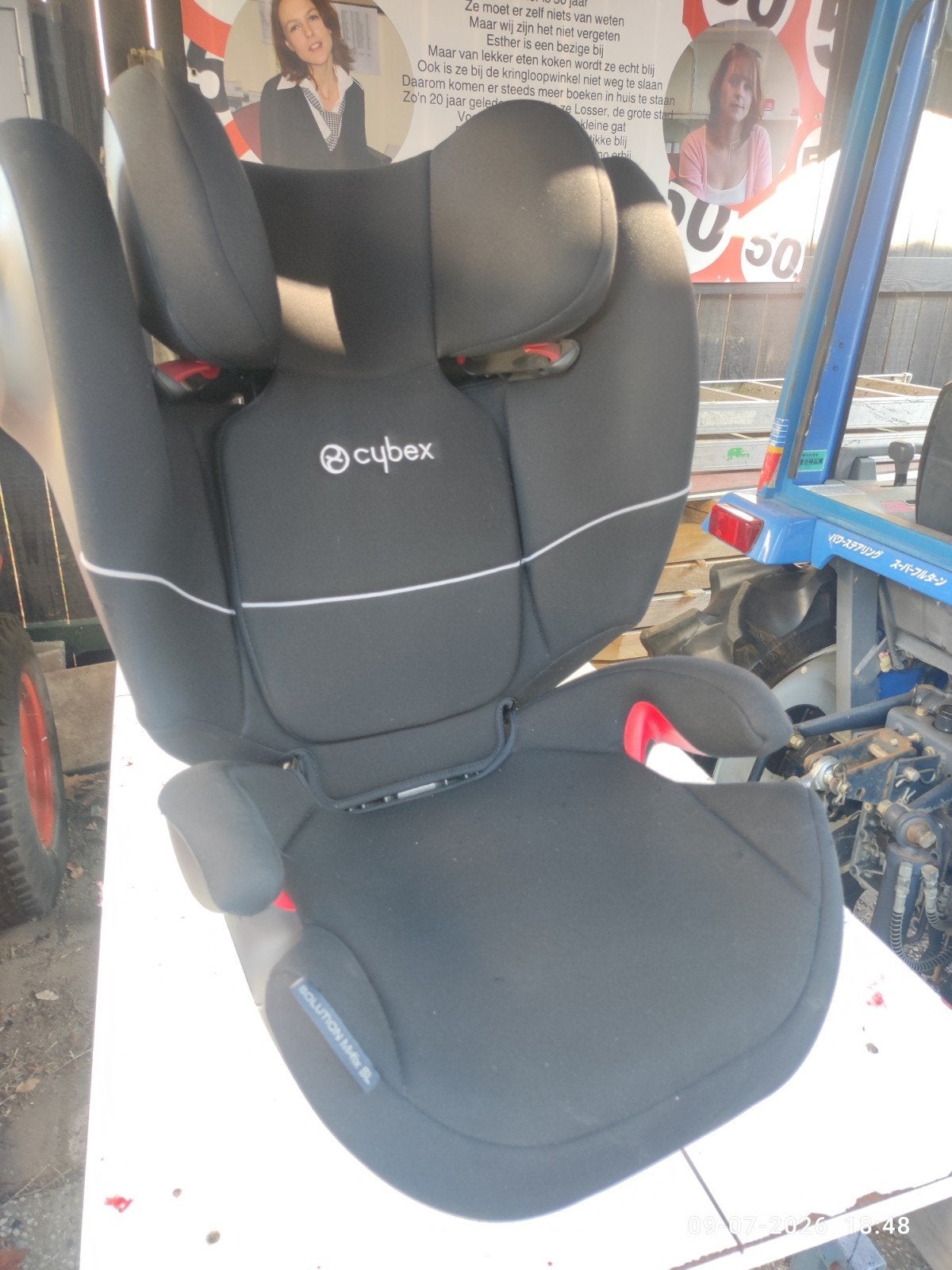 Cybex Solution M-fix SL autostoel - Zwart, 15 t/m 36 kg, Zijbescherming, Isofix, Ophalen