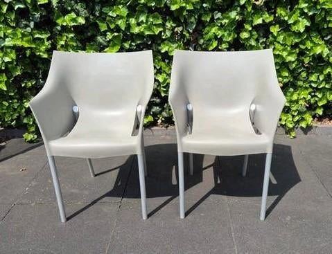 Kartell Dr. No stoelen 2 stuks, Ophalen, Gebruikt, Grijs, Twee