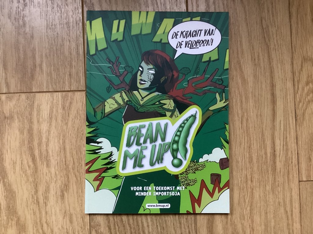 Bean me up! Voor een toekomst met minder importsoja, Eén stripboek, Ophalen of Verzenden, Zo goed als nieuw