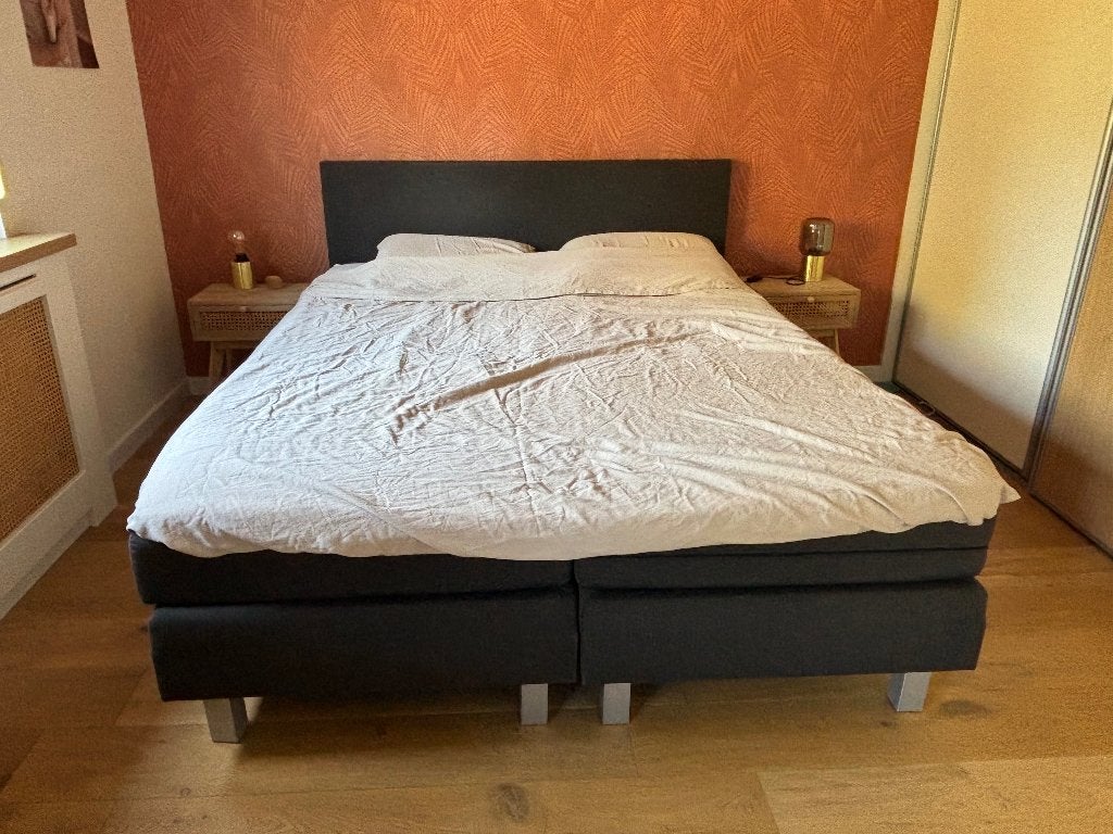 Boxspring, Ophalen, Gebruikt, Tweepersoons, 200 cm