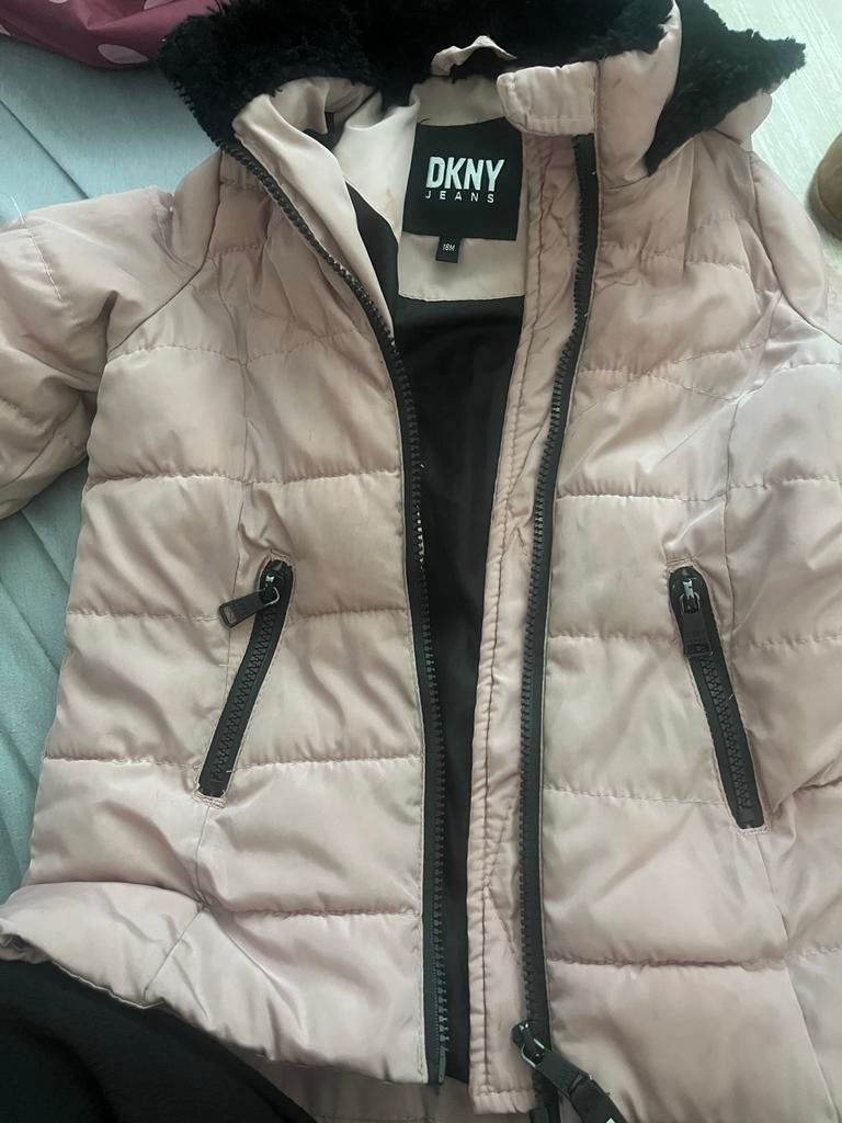 DKNY Jeans Meisjes Jas - Zo goed als nieuw, Ophalen of Verzenden, Zo goed als nieuw, Meisje