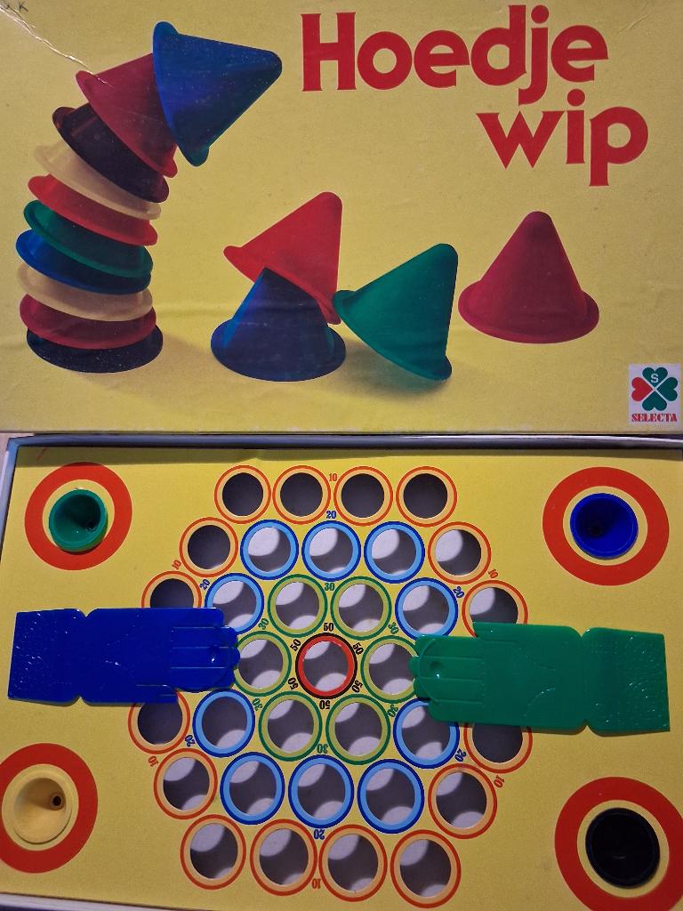 hoedjewip spel vintage, Ophalen, Gebruikt
