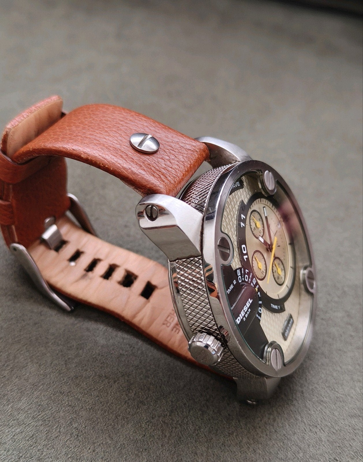 Gebruikte diesel horloge, Ophalen of Verzenden, Gebruikt, Zwart, Android
