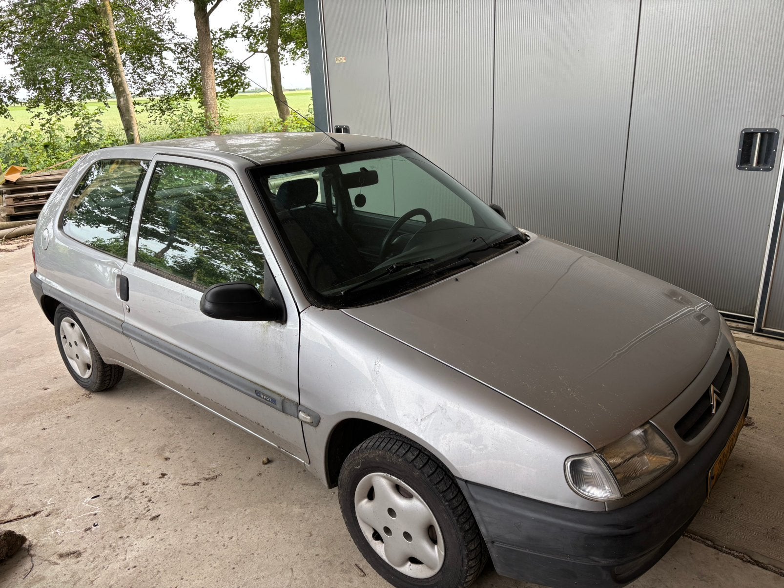 Rechter voorscherm Citroën saxo phase 1, Ophalen of Verzenden, Gebruikt, Citroën