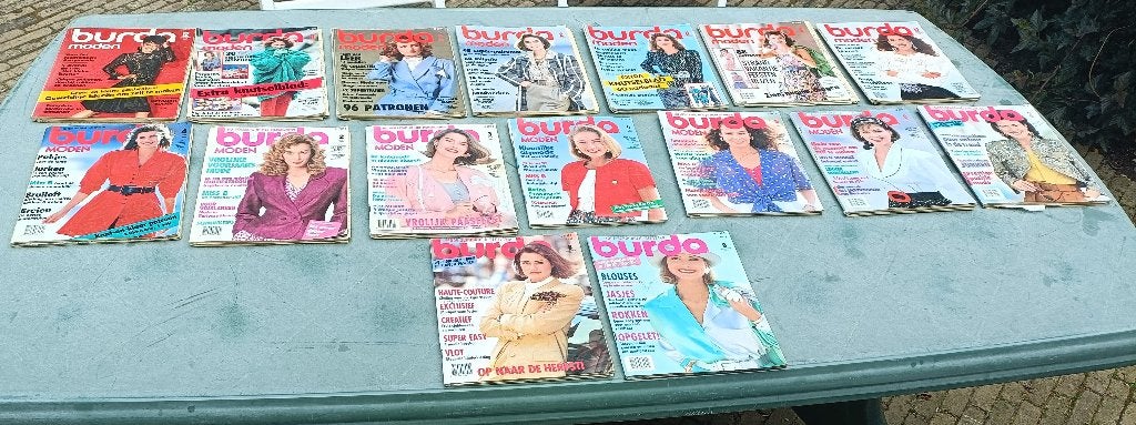 Vintage Burda Moden 1980/1990 (N21), Ophalen of Verzenden, Gebruikt, Vrouw, Burda