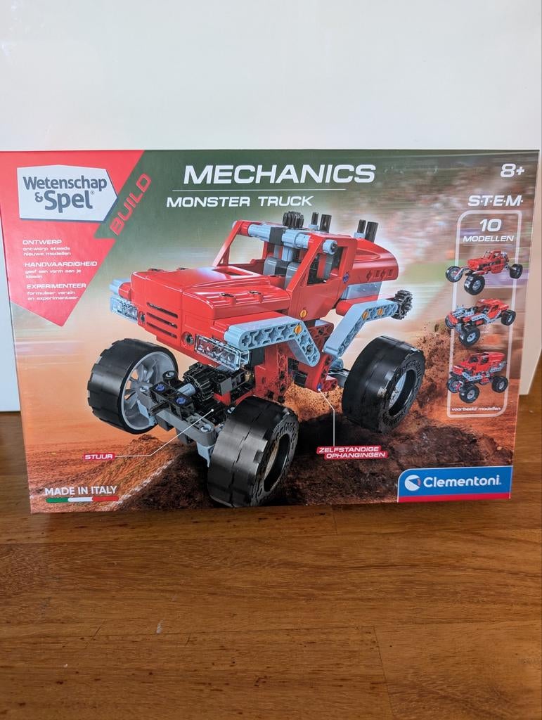Clementoni Mechanics Monster Truck - Wetenschap & Spel, Ophalen of Verzenden, Nieuw, Overige merken