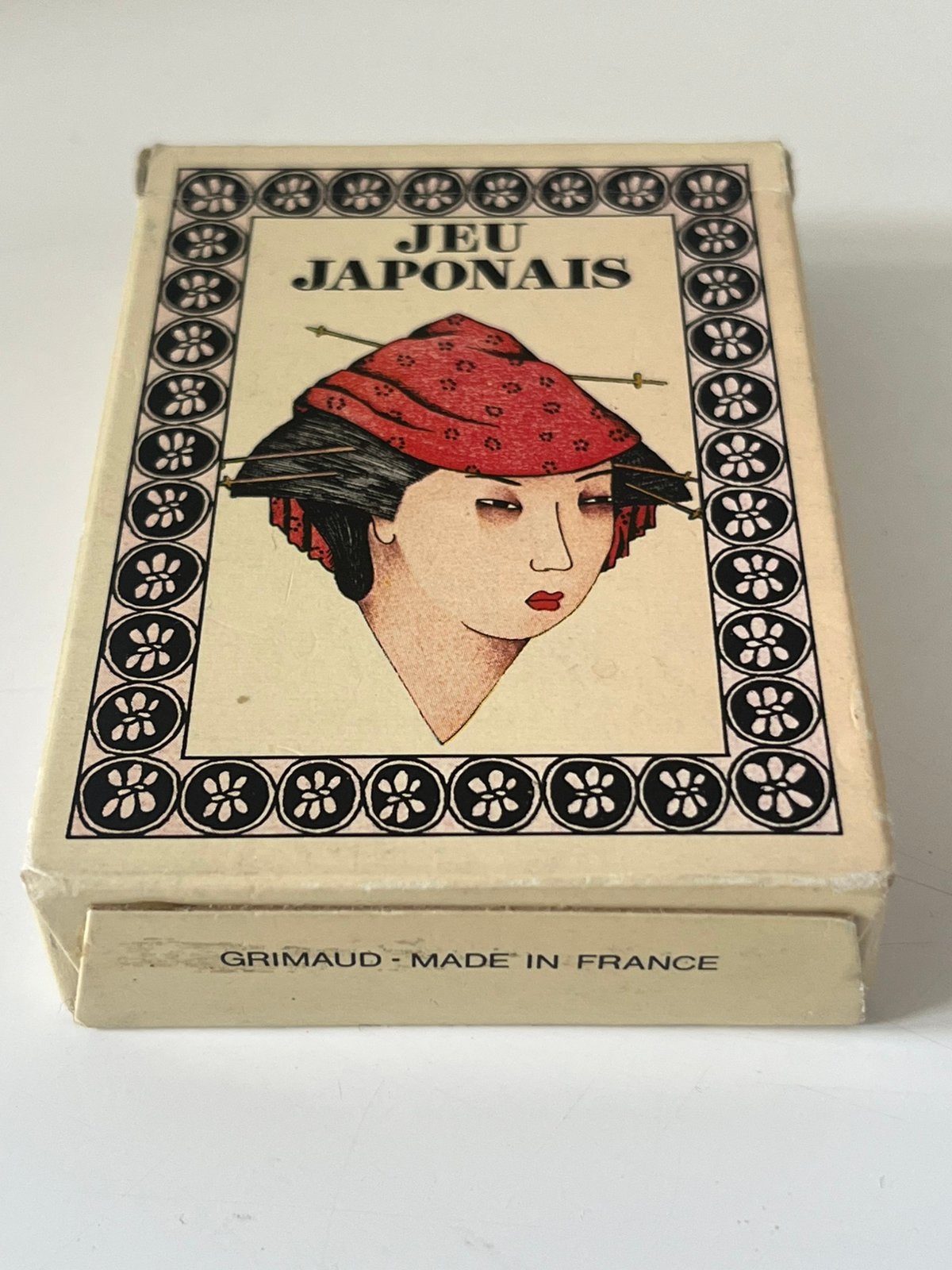 Zeldzaam Grimaud "Jeu Japonais" Japans kaartspel - 1981, Verzenden, Zo goed als nieuw, Speelkaart(en)