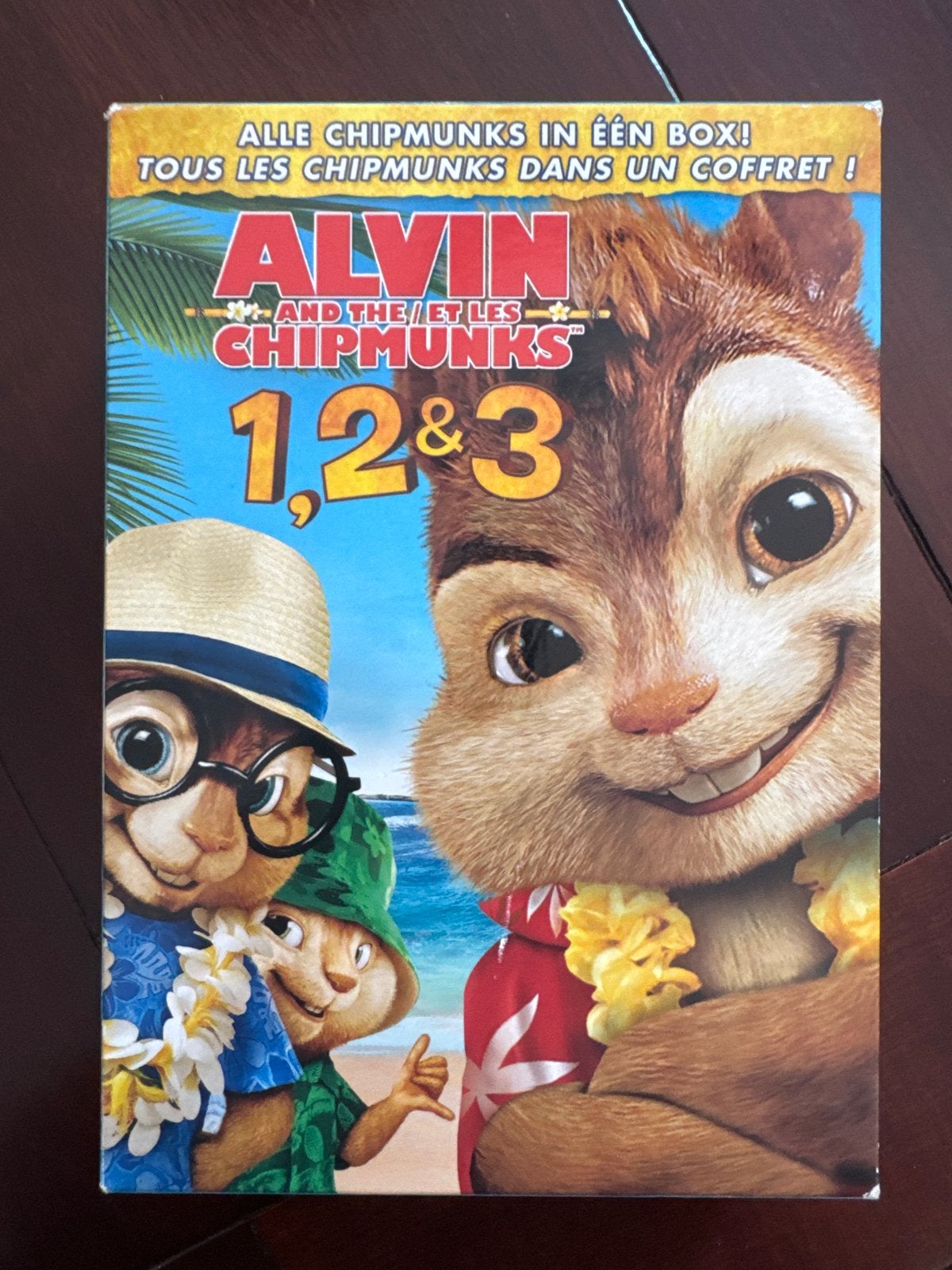 Alvin and the Chipmunks 1, 2 & 3 DVD Boxset, Gebruikt, Animatie, Verzamelbox, Alle leeftijden