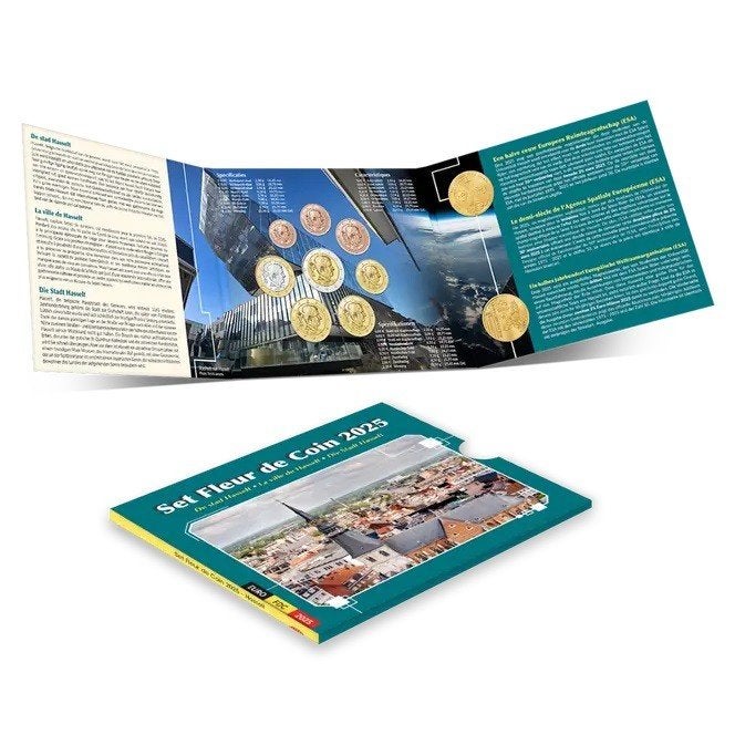 BU set Belgie 2025 Blister Hasselt - 1 cent t/m 2x 2,50 euro, Postzegels en Munten, Verzenden, België, Overige waardes, Setje