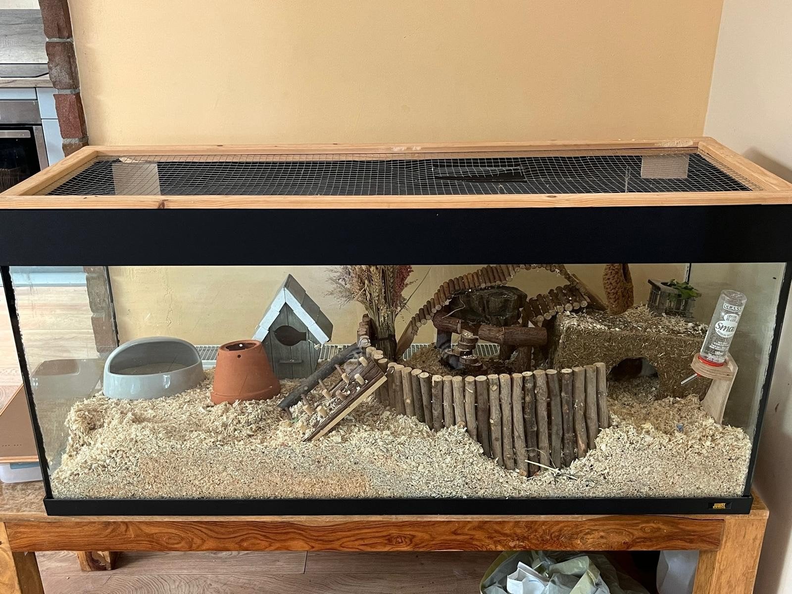 knaagdierterarium en hamsterkooi, Kooi, Gebruikt, Minder dan 75 cm, Hamster