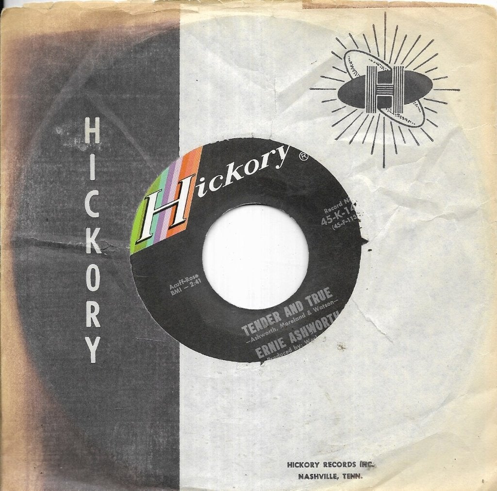 Ernie Ashworth-Tender and true-Back on my mind again, Gebruikt, 7 inch, Pop, Fotohoes