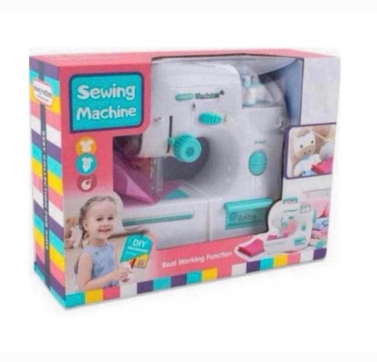 Naaimachine naai-machine kinderen 6+ echt leren naaien Set, J, Jongen of Meisje, Nieuw, Ophalen of Verzenden