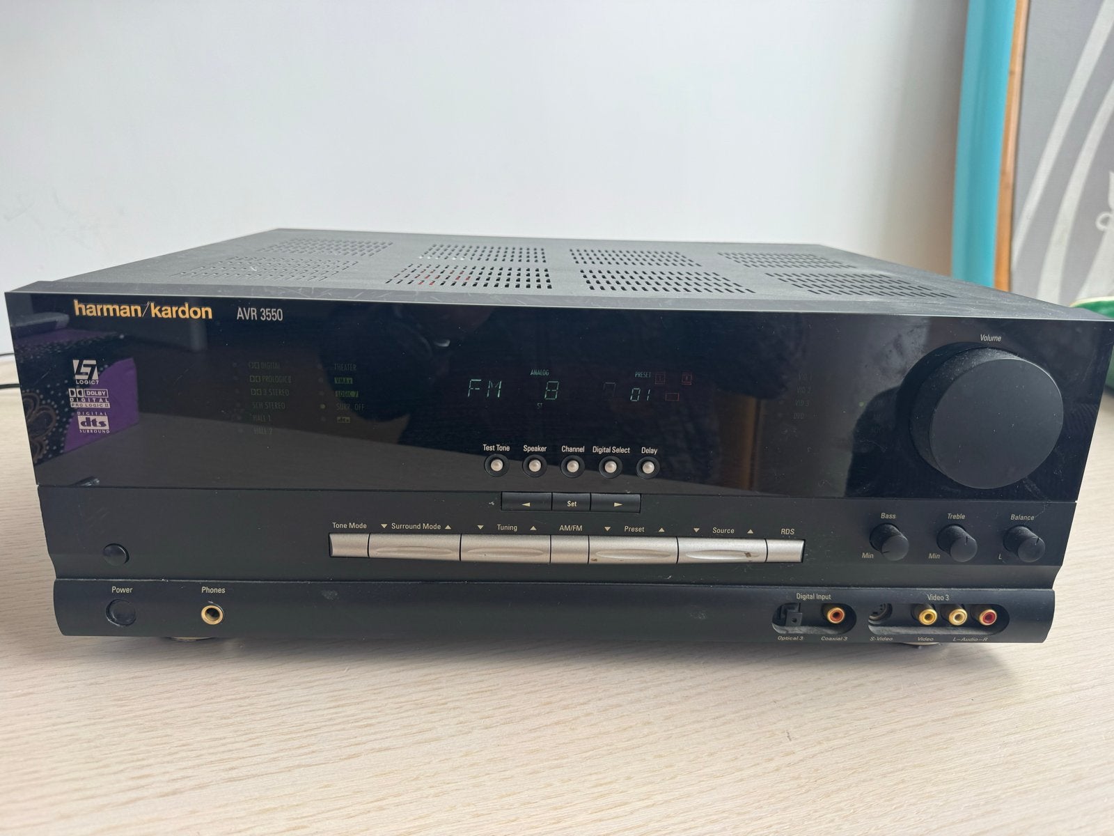 Harman Kardon AVR 3550 Receiver - Topkwaliteit Audio, Audio, Tv en Foto, Versterkers en Receivers, Overige merken, Gebruikt, Ophalen of Verzenden