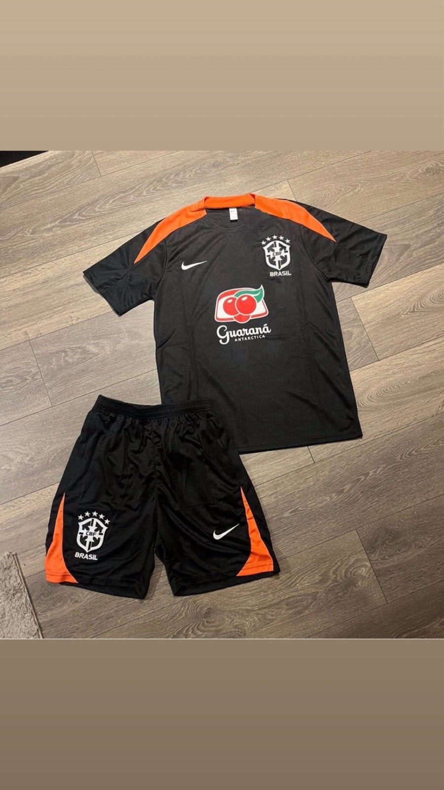 Brazilië Nike Voetbalset – Shirt & Short – Maat L ️, Maat L, Ophalen, Nieuw, Set