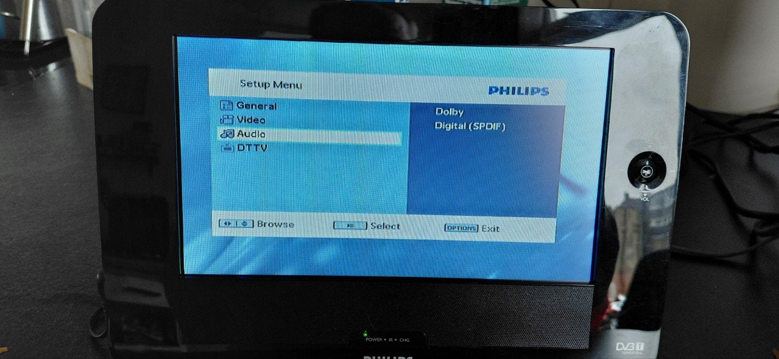 philips draagbaar tv voor caravan, dtv,usb,dvd,video in, Audio, Tv en Foto, Ophalen of Verzenden, Minder dan 40 cm, 50 Hz, Philips