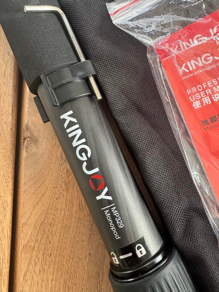 Kingjoy MP329 Monopod - Zo goed als nieuw, Ophalen of Verzenden, Zo goed als nieuw, 150 tot 175 cm, Eenpoot