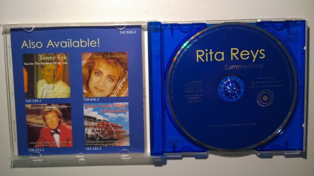 Rita Reys - Summertime, Ophalen of Verzenden, Zo goed als nieuw, Jazz, Album