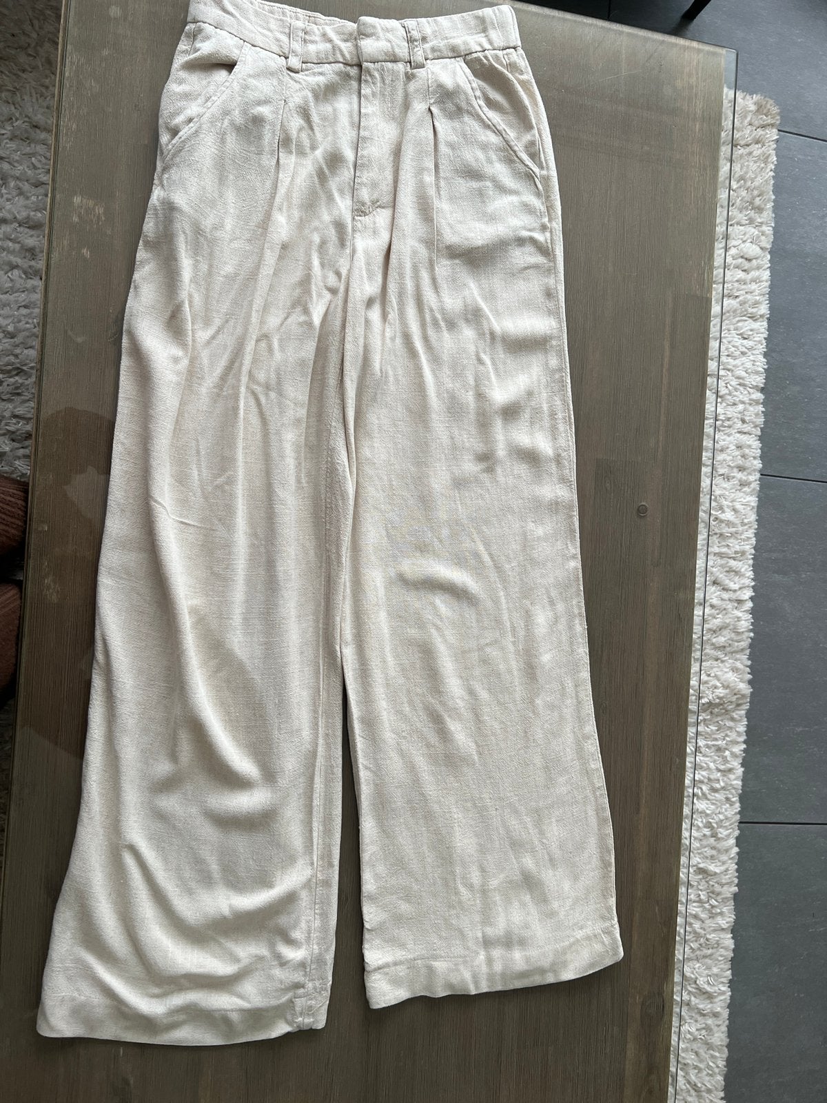 Asos linnen broek, Ophalen of Verzenden, Zo goed als nieuw, Maat 38/40 (M), Lang