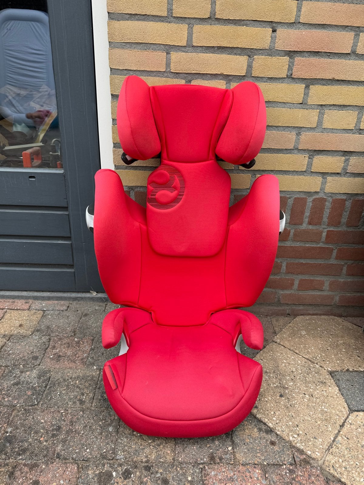 Cybex Solution M-Fix autostoel - Rood, Kinderen en Baby's, Autogordel of Isofix, Gebruikt, 15 t/m 36 kg, Verstelbare rugleuning