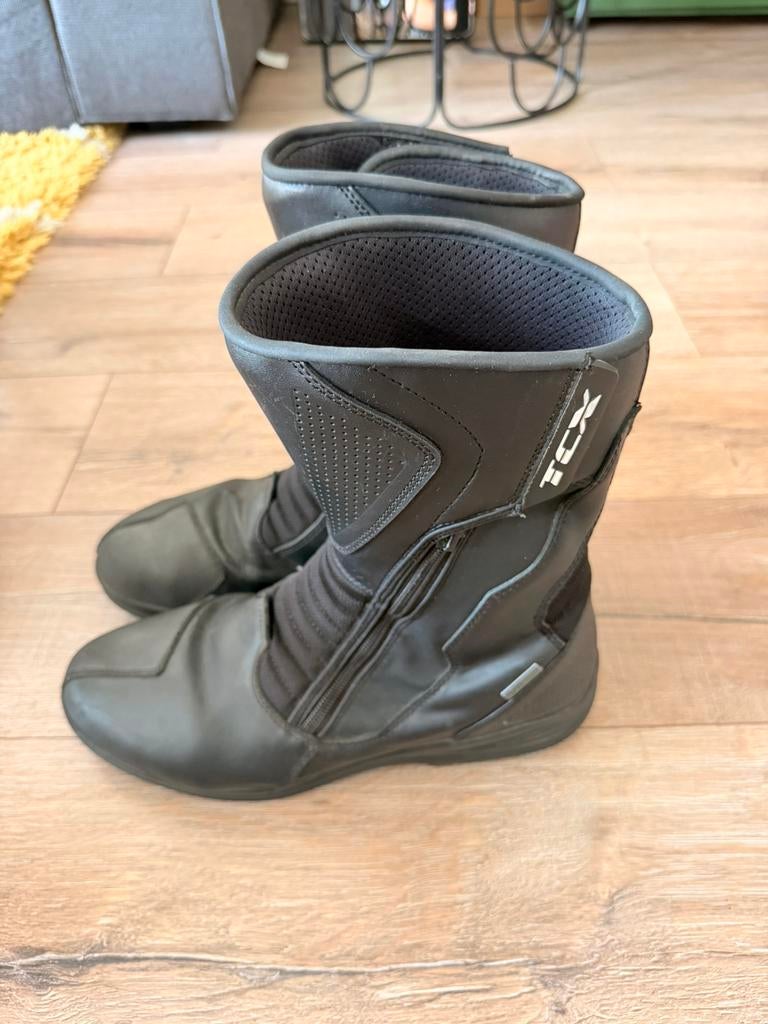 TCX Motorlaarzen Gore-Tex Zwart Maat 45, Motoren, Kleding | Motorkleding, Ophalen, Tweedehands, Laarzen