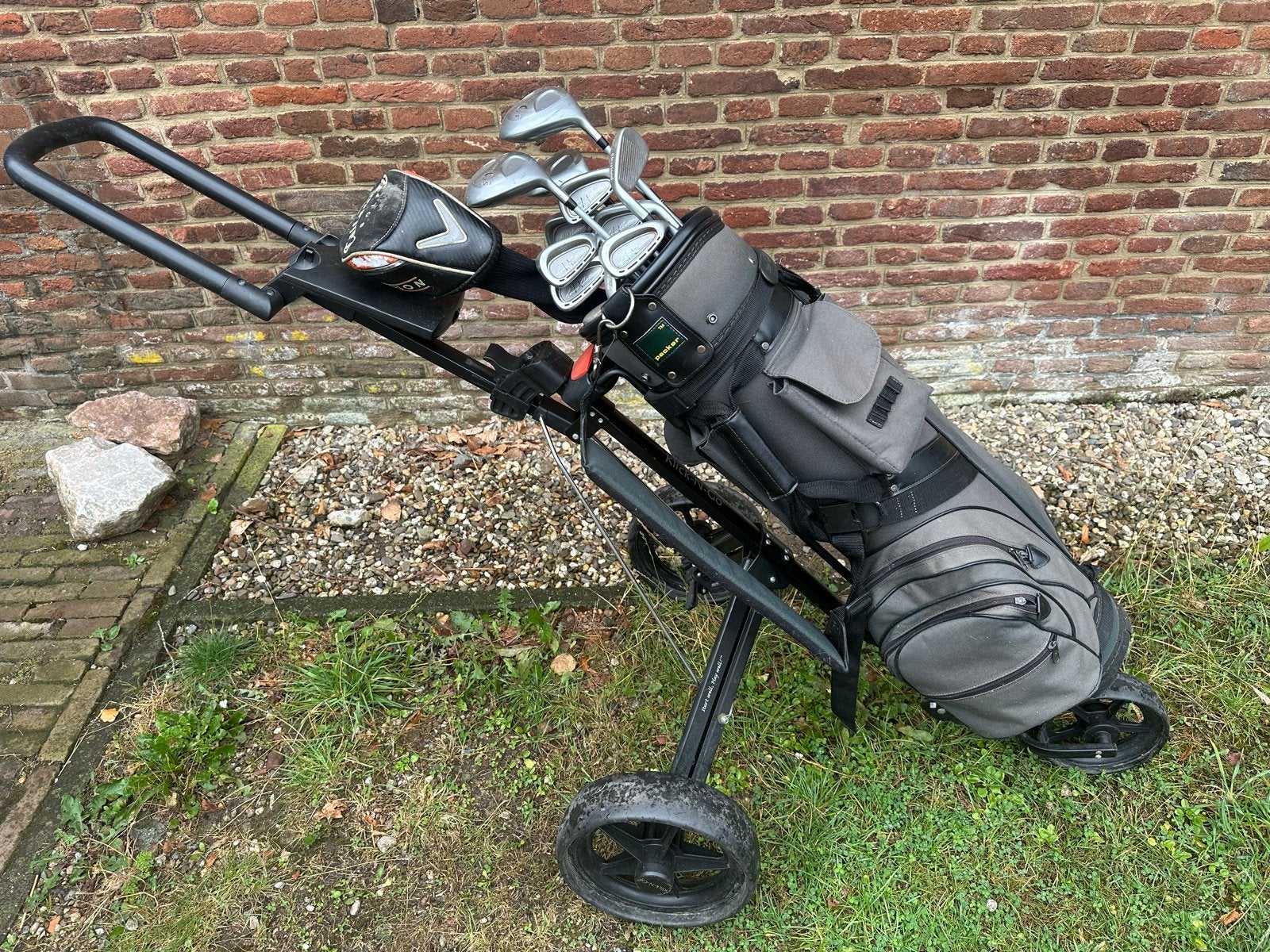 Complete Golfset Cleveland Links 2 Lines met Klick-N-Go Trol, Ophalen, Gebruikt, Set, Cleveland
