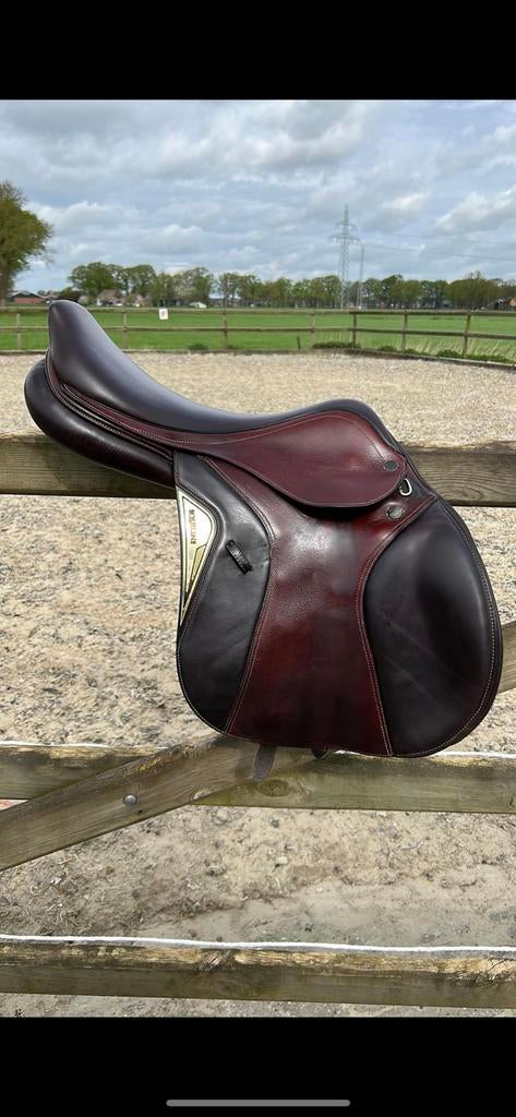 Springzadel Equiline 18 inc, Dieren en Toebehoren, Ophalen, Gebruikt, Springen