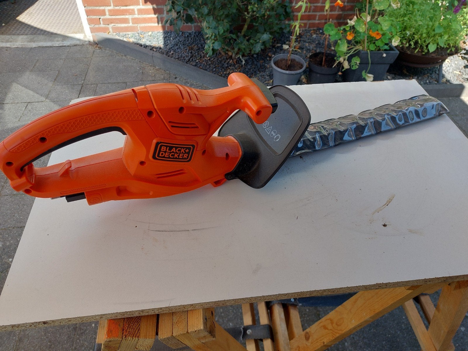 Black en Decker heggenschaar, Ophalen of Verzenden, Gebruikt, Elektrisch, Black&Decker