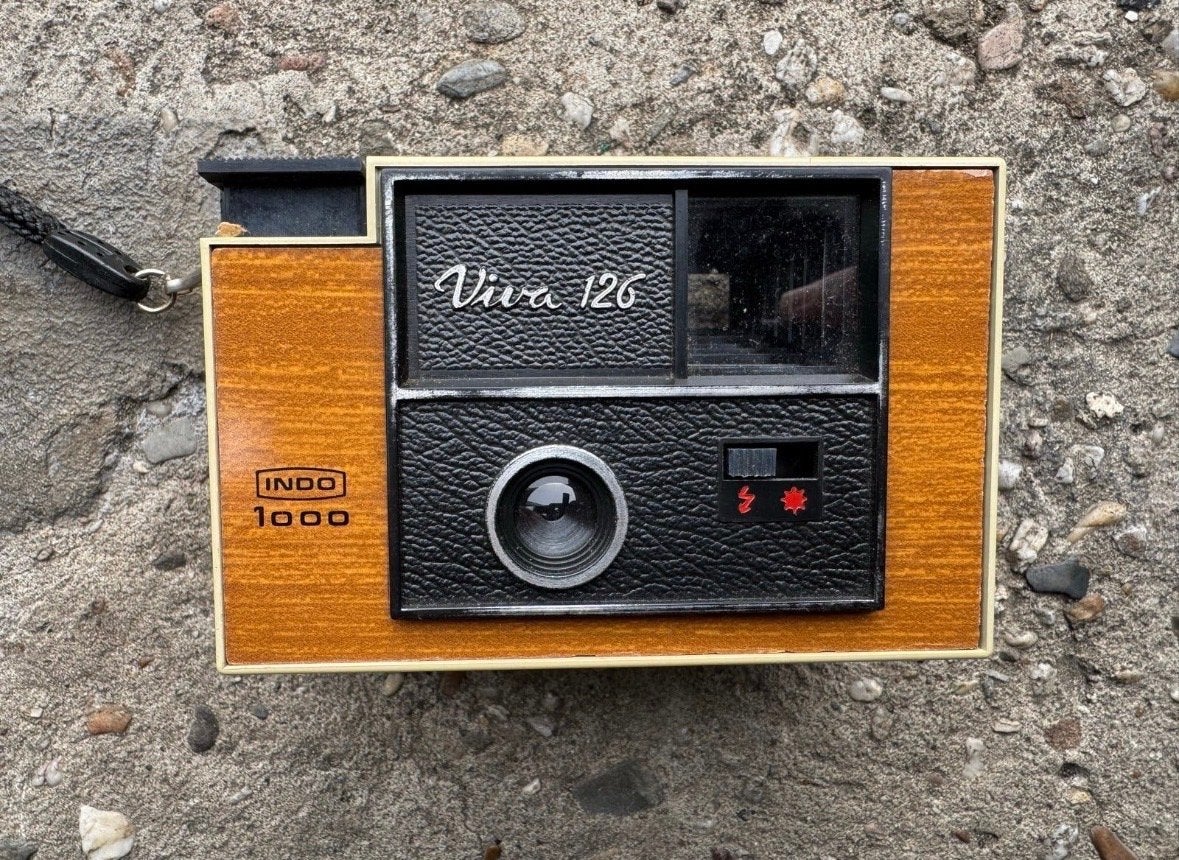 Indo 1000 Viva 126 camera - Vintage compactcamera, Audio, Tv en Foto, Ophalen of Verzenden, Gebruikt, Compact, Overige Merken