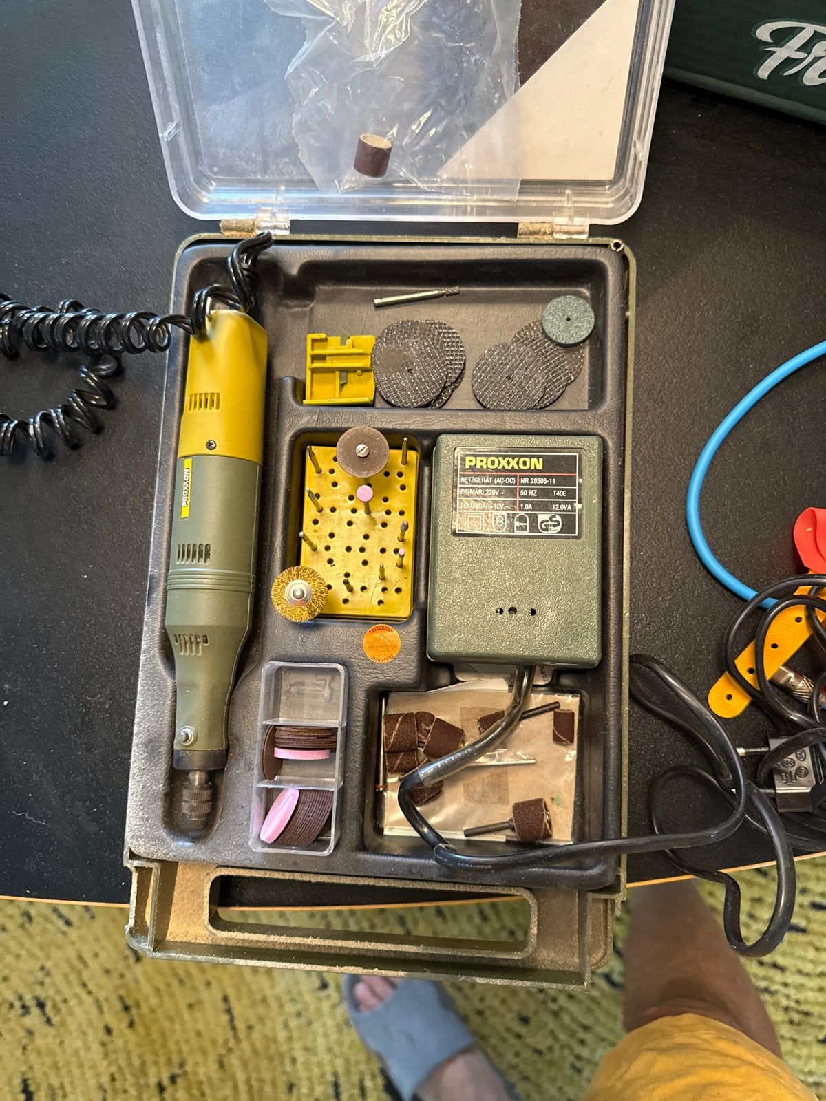 Proxxon Micromot 50/E precisie boormachine set, Gebruikt, Variabele snelheid, Overige typen, Ophalen of Verzenden