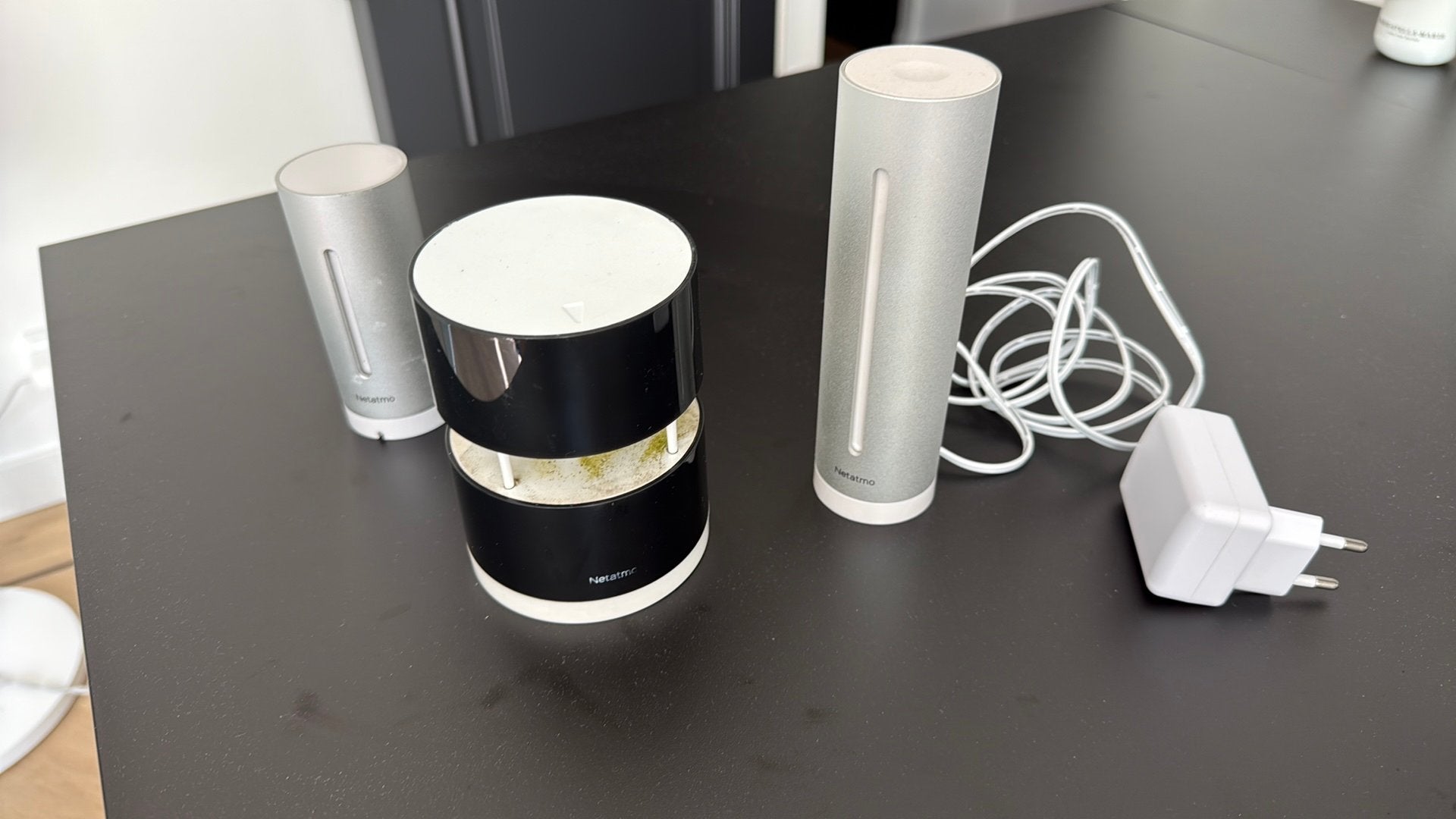 Te koop: Netatmo basis station + toebehoren, Ophalen, Gebruikt, Weerstation