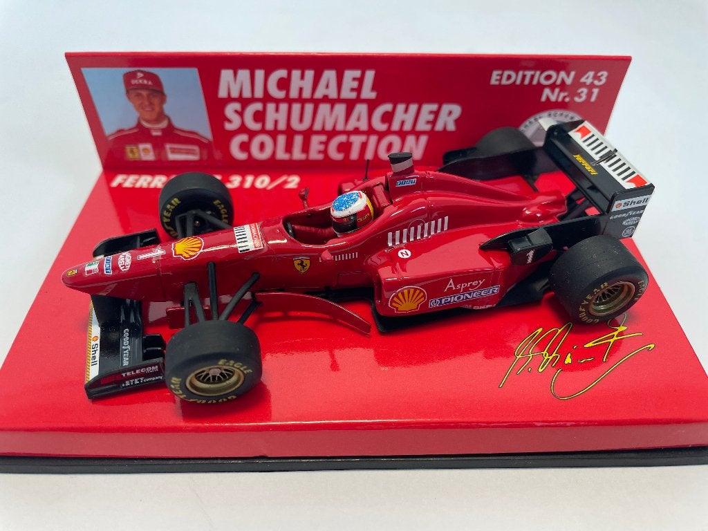 Ferrari F310/2 M. Schumacher 1996, Ophalen of Verzenden, Zo goed als nieuw, Formule 1