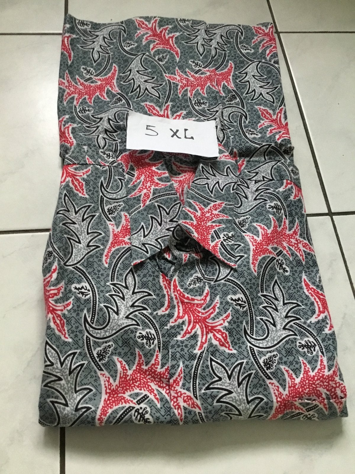 Grote maat Batik overhemd  maat 5 XL 👔, Kleding | Heren, Overhemden, Ophalen of Verzenden, Zo goed als nieuw, Blauw, Halswijdte 43/44 (XL)