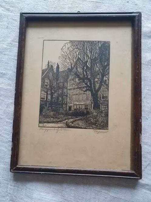 Begijnhof 37a, 37, 36, 34 33 Begijnhof Amsterdam Wenckebach, Ophalen